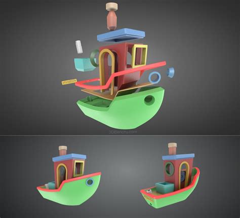 dxf file of 3dbenchy.